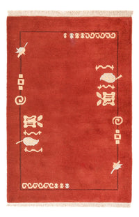 Nepal Tæppe - 180 x 122 cm - rust