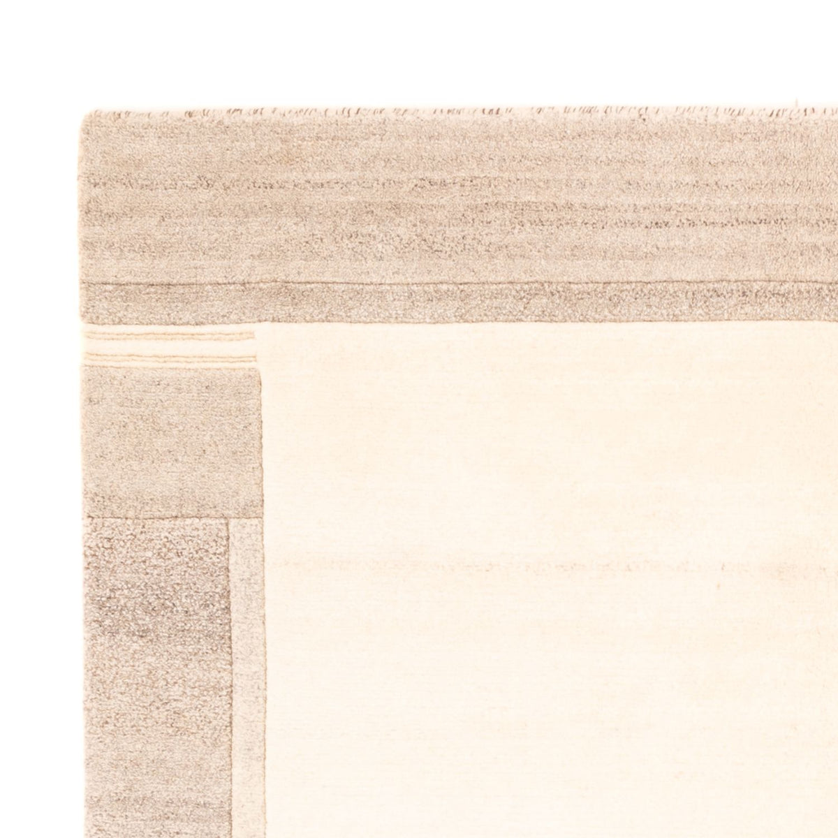 Nepal Tæppe - 200 x 142 cm - hvid