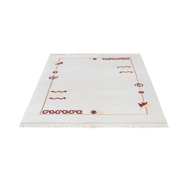 Nepal Tæppe - 180 x 120 cm - lys beige