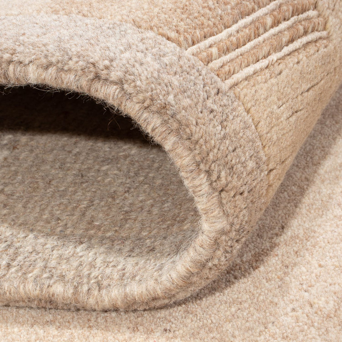 Nepal Tæppe - 200 x 142 cm - beige