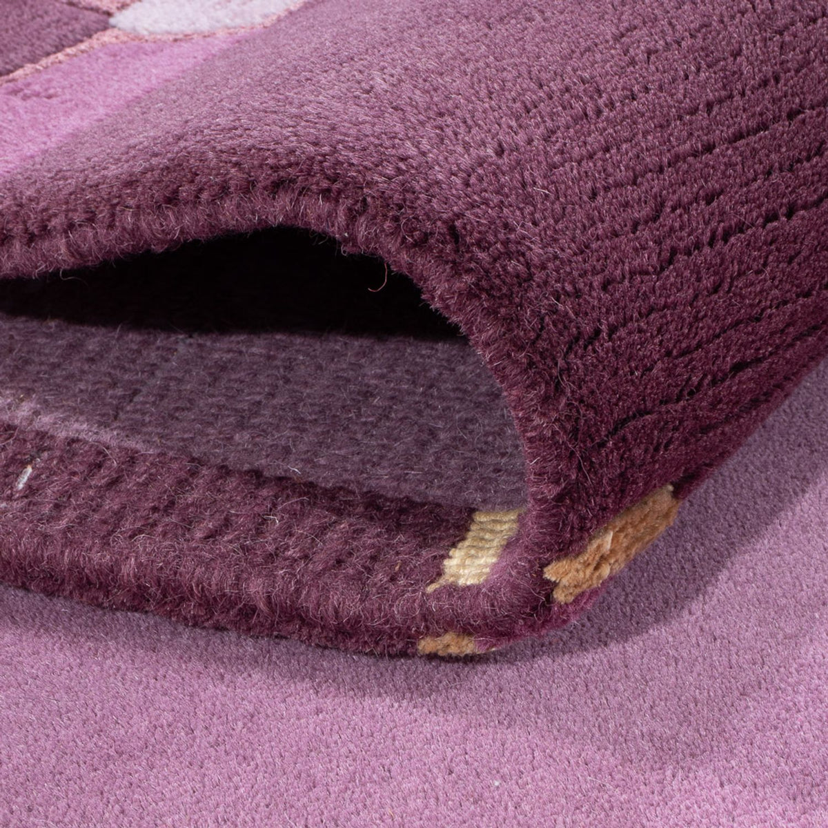 Nepal Tæppe - 180 x 120 cm - fuchsia