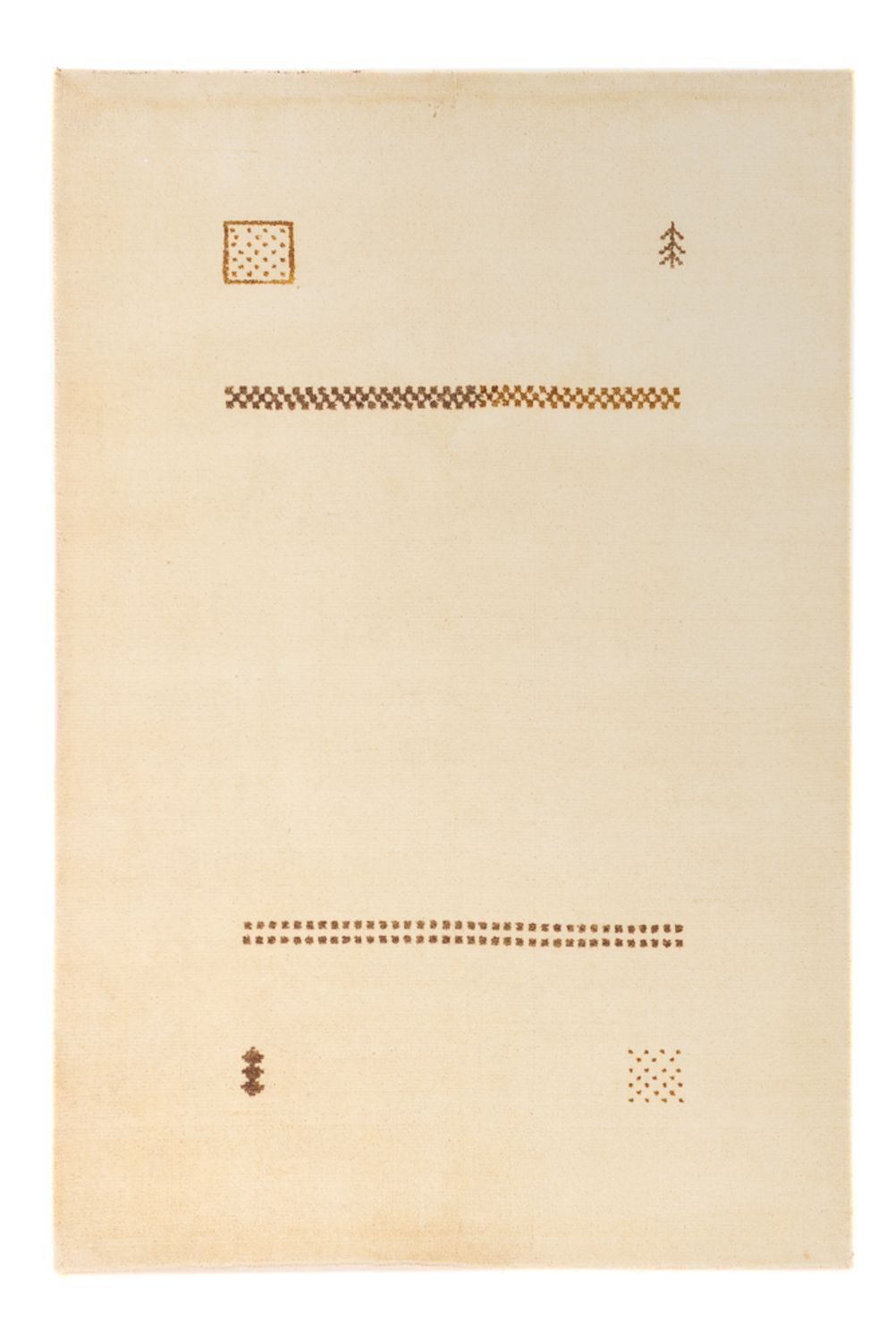 Gabbeh Tæppe - Loribaft Softy - 174 x 120 cm - beige