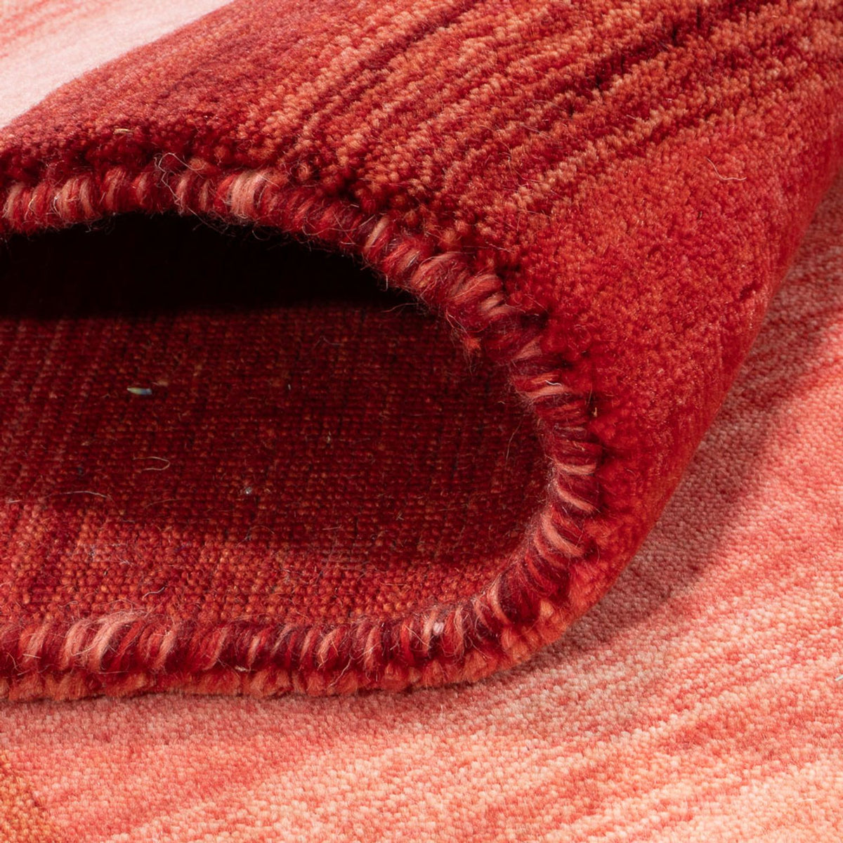 Gabbeh Tæppe - Loribaft Softy - 189 x 120 cm - rød