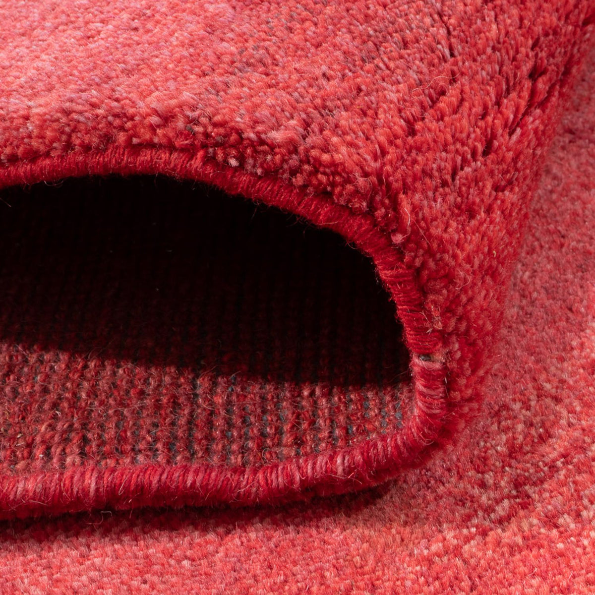 Løber Gabbeh-tæppe - Indus - 240 x 80 cm - rød