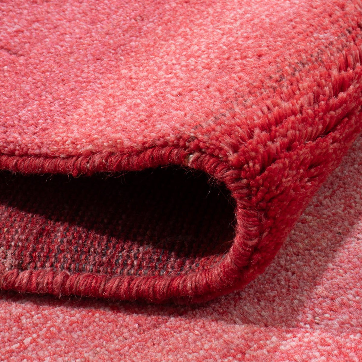 Løber Gabbeh-tæppe - Indus - 240 x 80 cm - rød