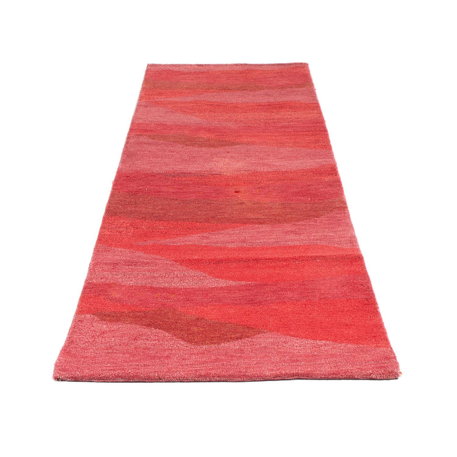 Løber Gabbeh-tæppe - Indus - 240 x 80 cm - rød