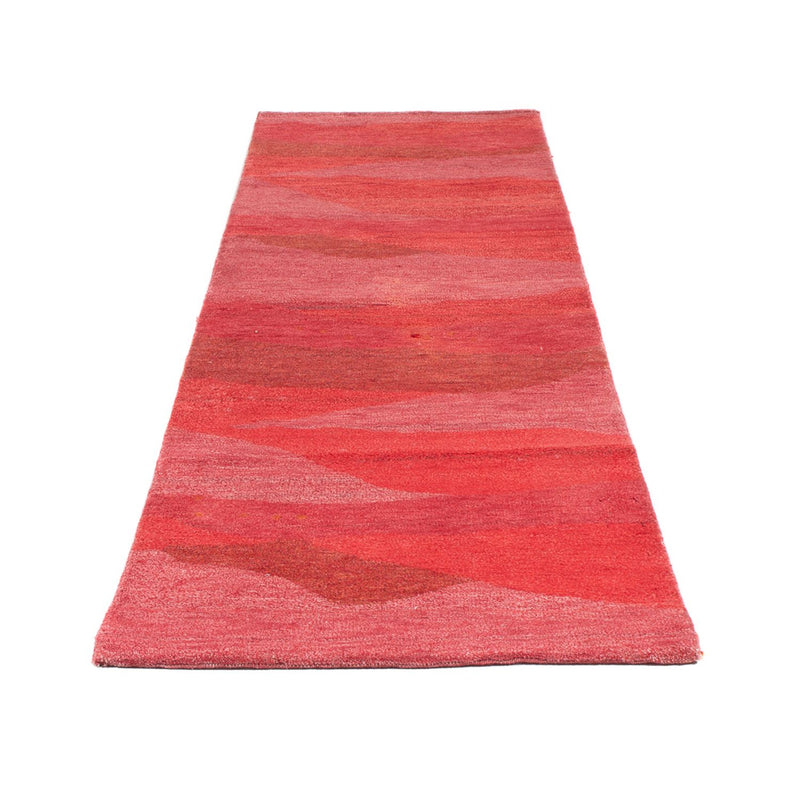 Løber Gabbeh-tæppe - Indus - 240 x 80 cm - rød