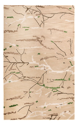 Designer tæppe - 242 x 152 cm - beige