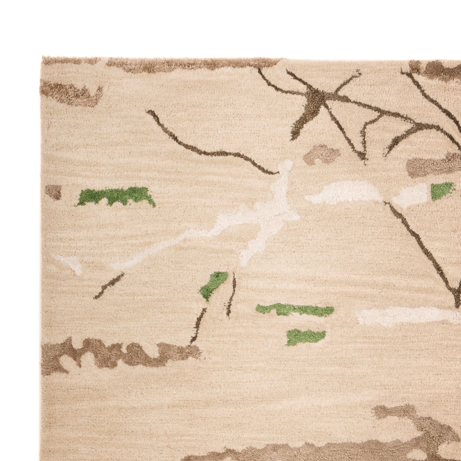 Designer tæppe - 242 x 152 cm - beige