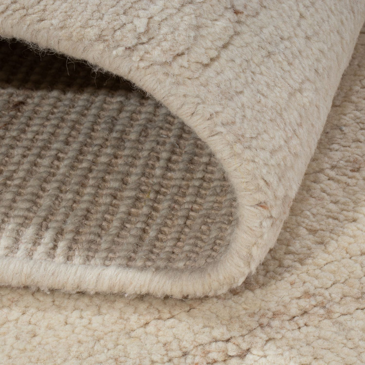 Gabbeh Tæppe - Loribaft Softy - 198 x 133 cm - beige