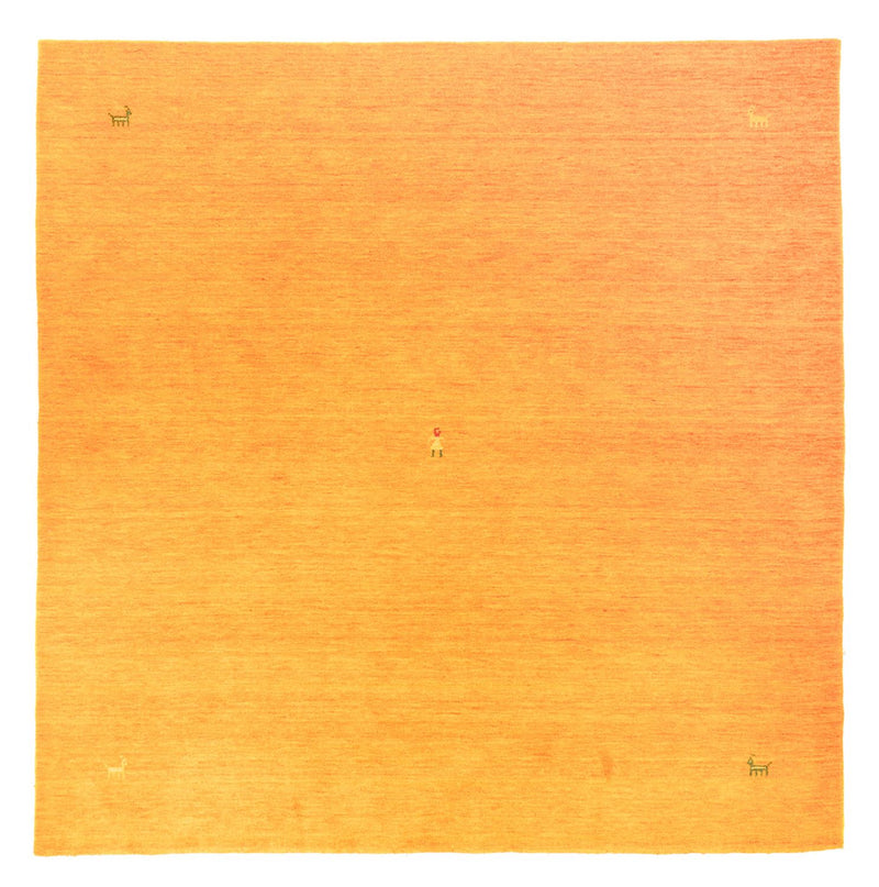 Gabbeh-tæppe - Softy firkantet  - 250 x 250 cm - guld