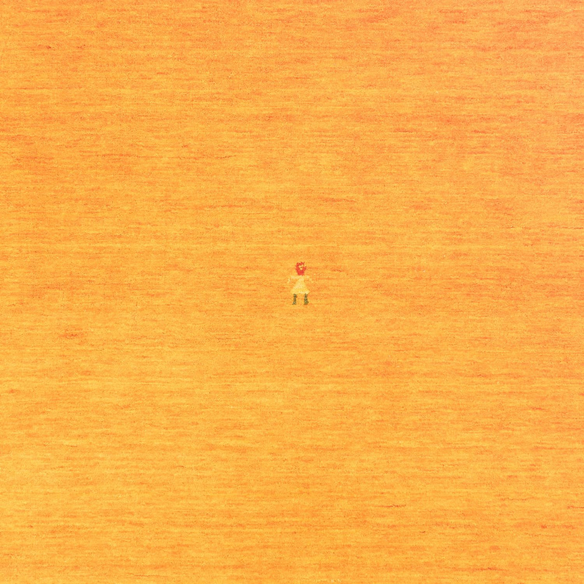 Gabbeh-tæppe - Softy firkantet  - 250 x 250 cm - guld