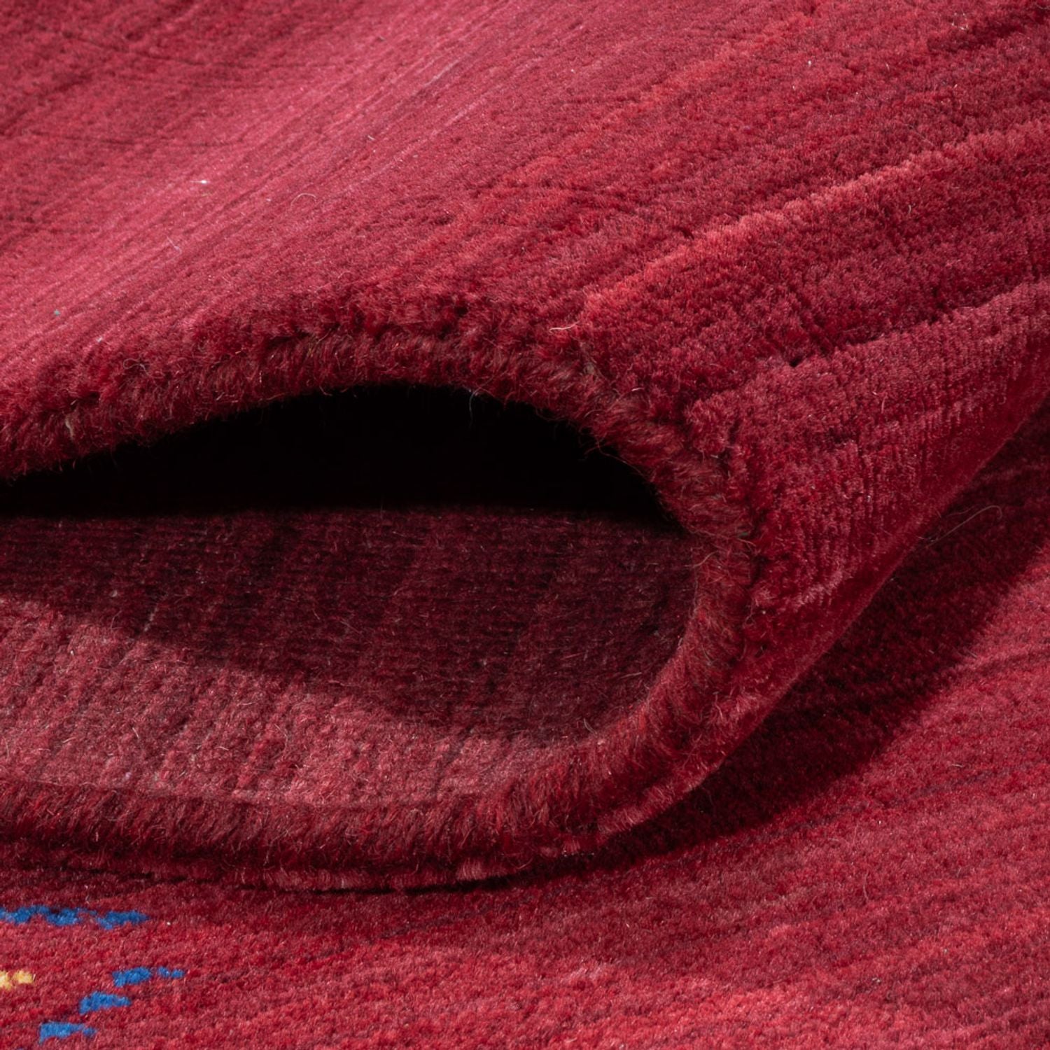 Gabbeh Tæppe - Loribaft Softy - 240 x 170 cm - rød