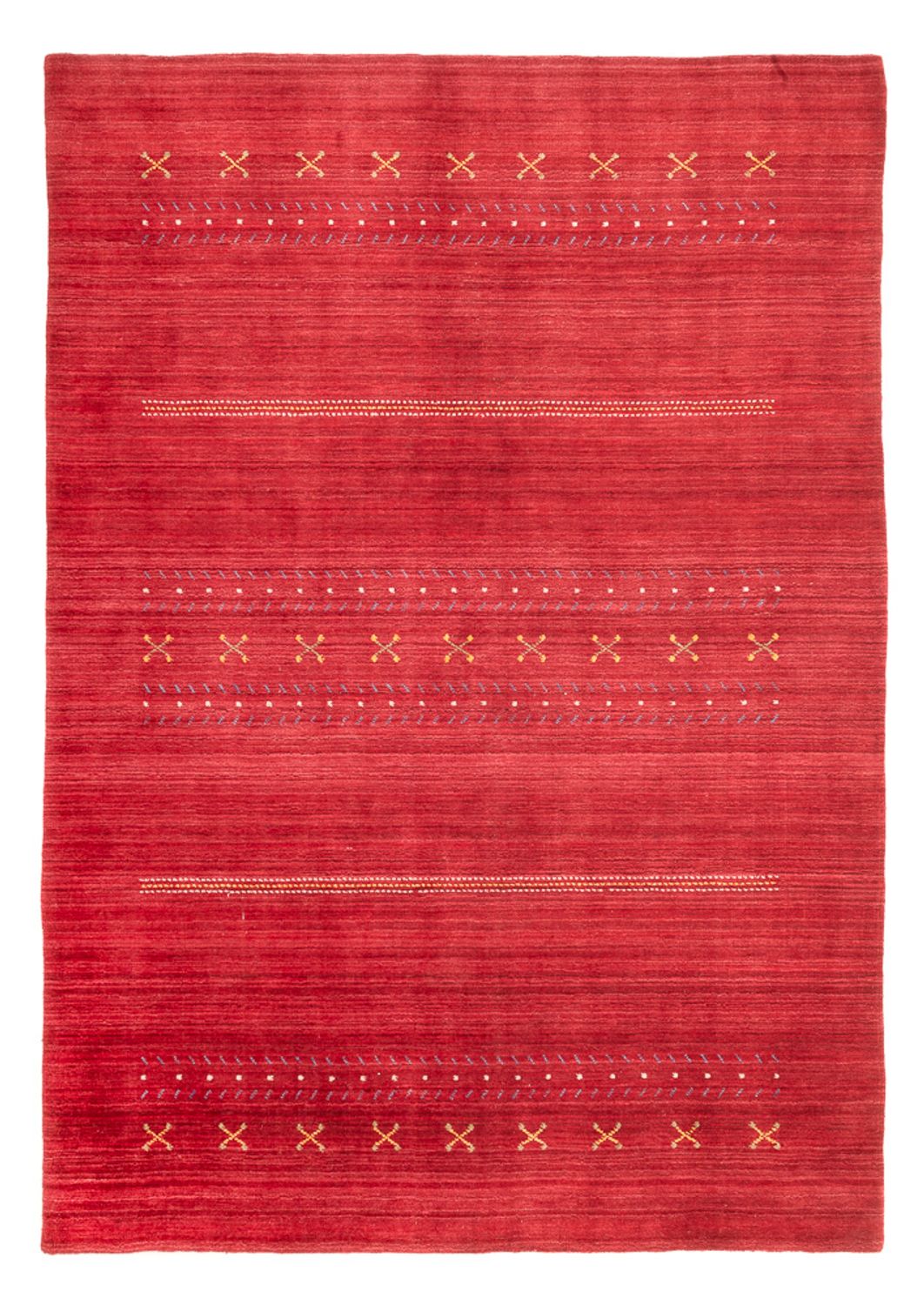 Gabbeh Tæppe - Loribaft Softy - 240 x 170 cm - rød