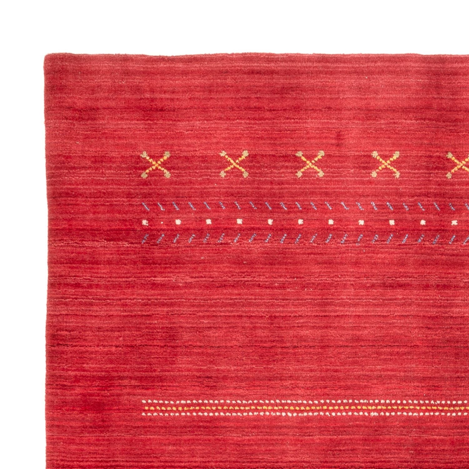 Gabbeh Tæppe - Loribaft Softy - 240 x 170 cm - rød