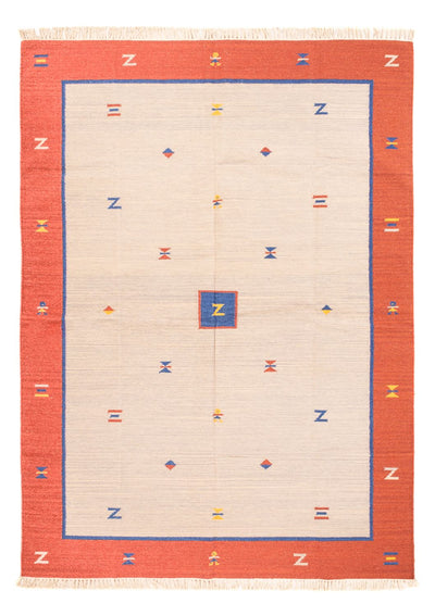 Moderne kilim Tæppe 170x240cm - Uldtæppe