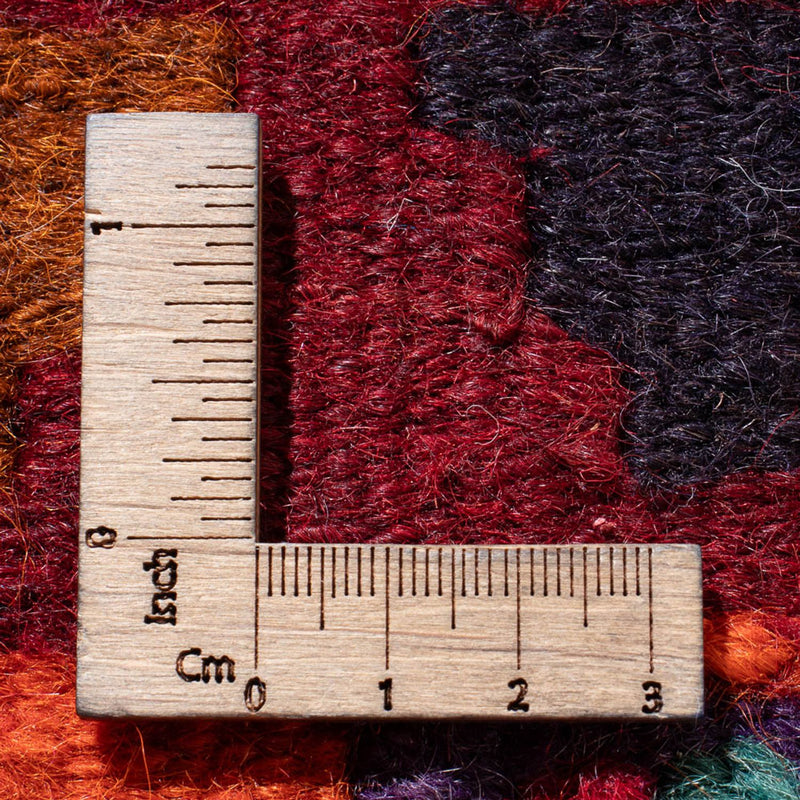 Løber Kelim-tæppe - gammelt - 385 x 145 cm - flerfarvet