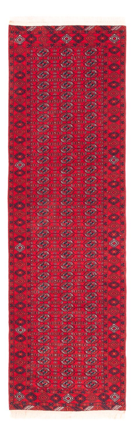 Løber Afghansk tæppe - Bukhara - 260 x 85 cm - rød