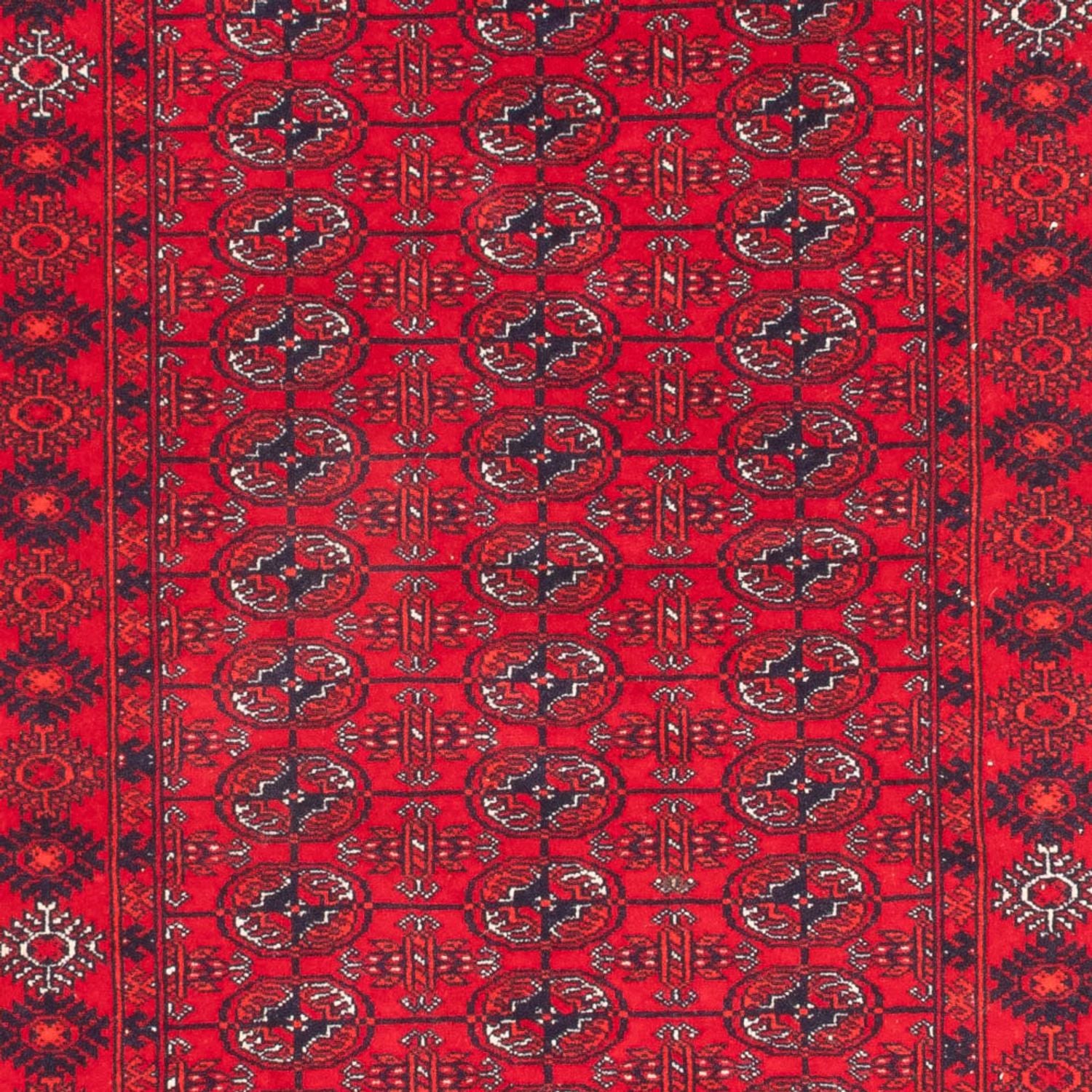 Løber Afghansk tæppe - Bukhara - 260 x 85 cm - rød
