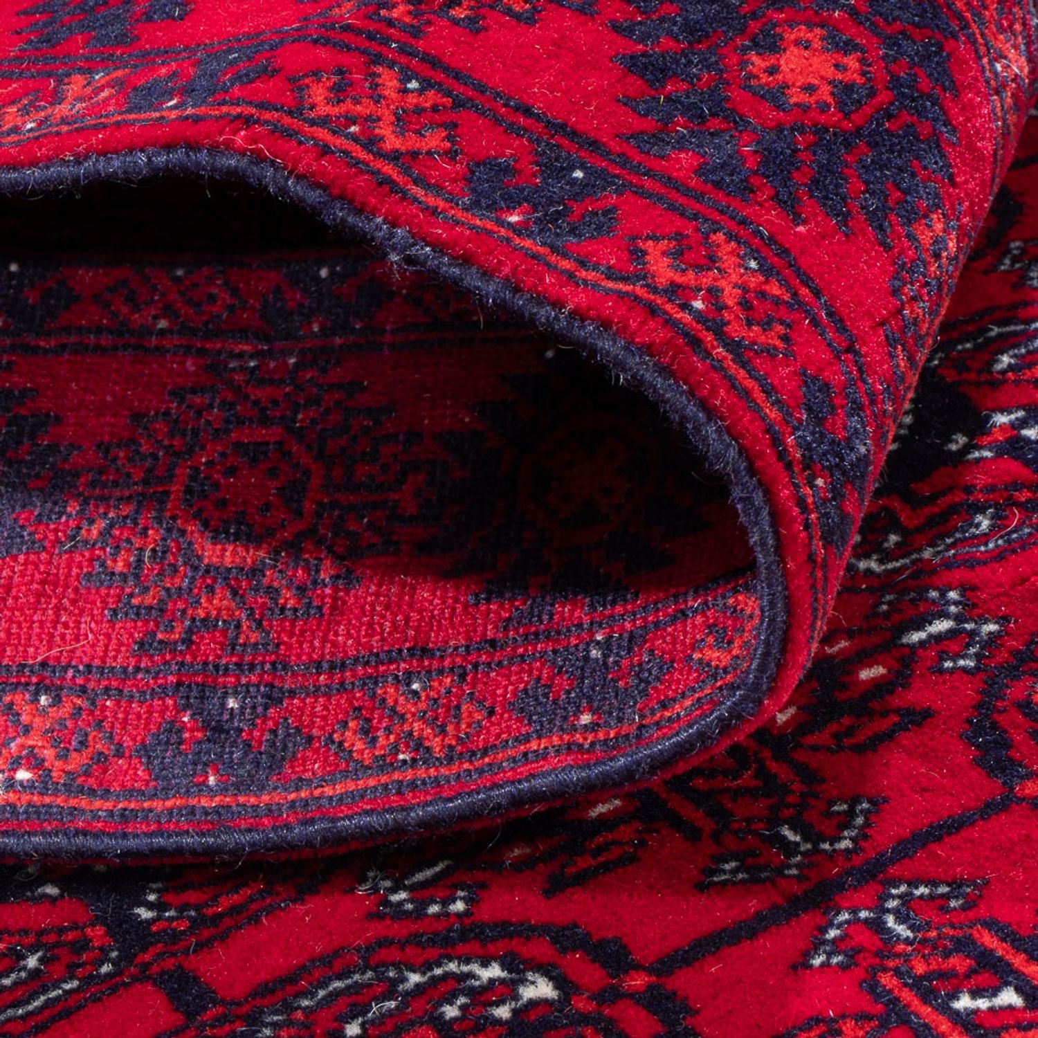 Løber Afghansk tæppe - Bukhara - 260 x 85 cm - rød