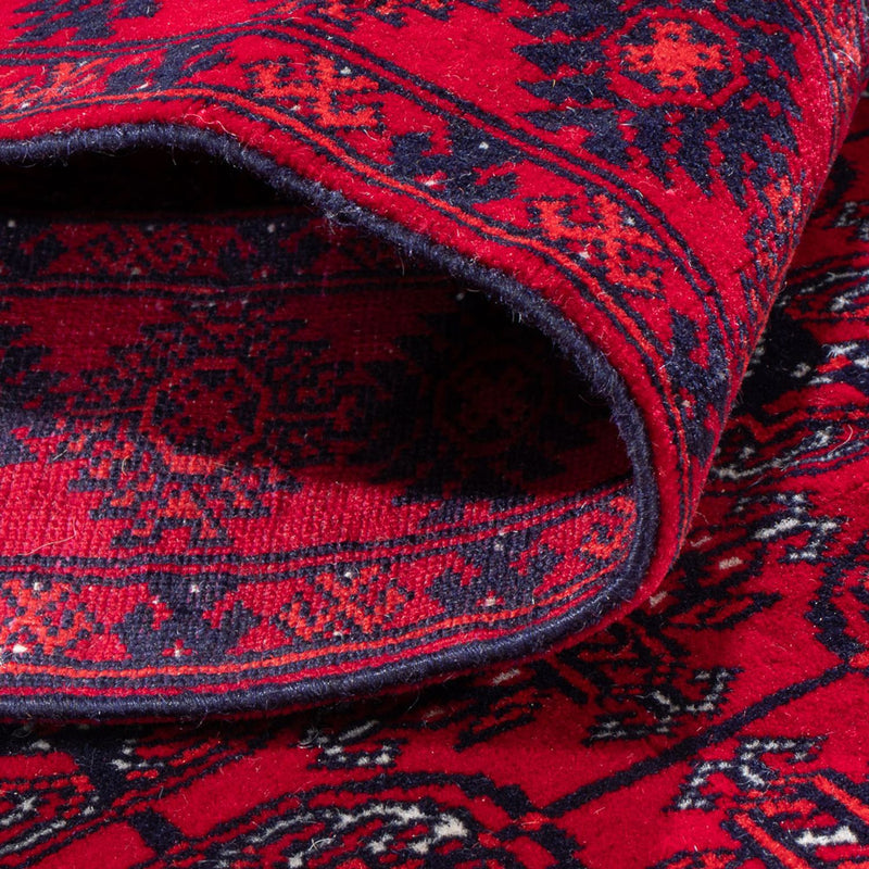 Løber Afghansk tæppe - Bukhara - 260 x 85 cm - rød