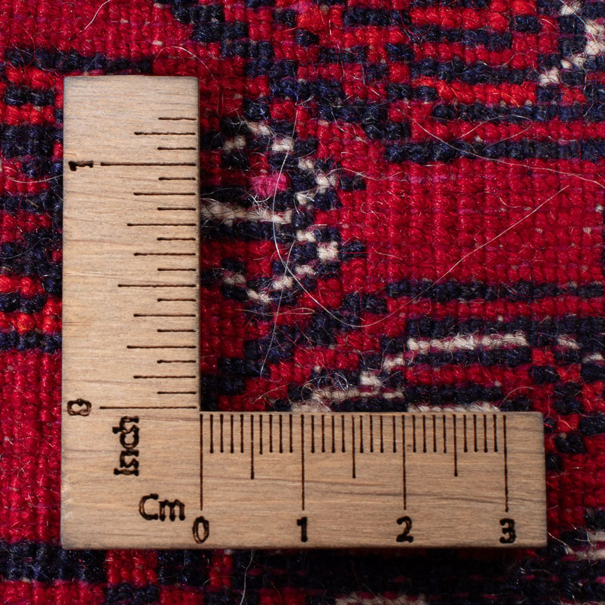 Løber Afghansk tæppe - Bukhara - 260 x 85 cm - rød