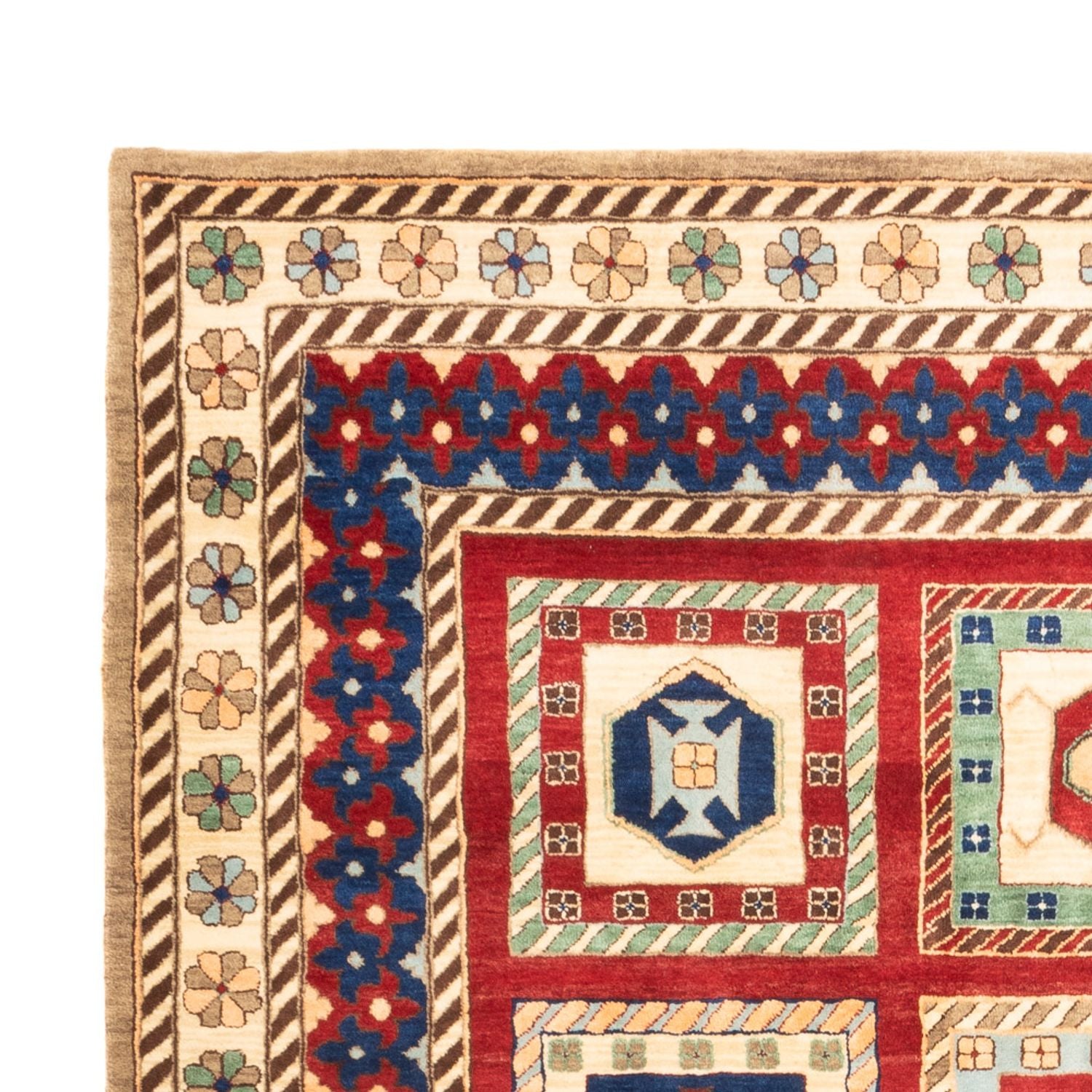 Gabbeh-tæppe - Loribaft Indus - 241 x 168 cm - flerfarvet