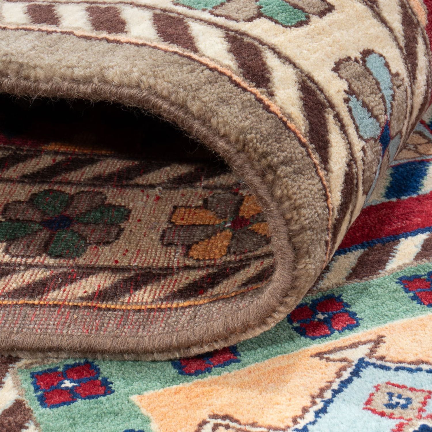 Gabbeh-tæppe - Loribaft Indus - 241 x 168 cm - flerfarvet