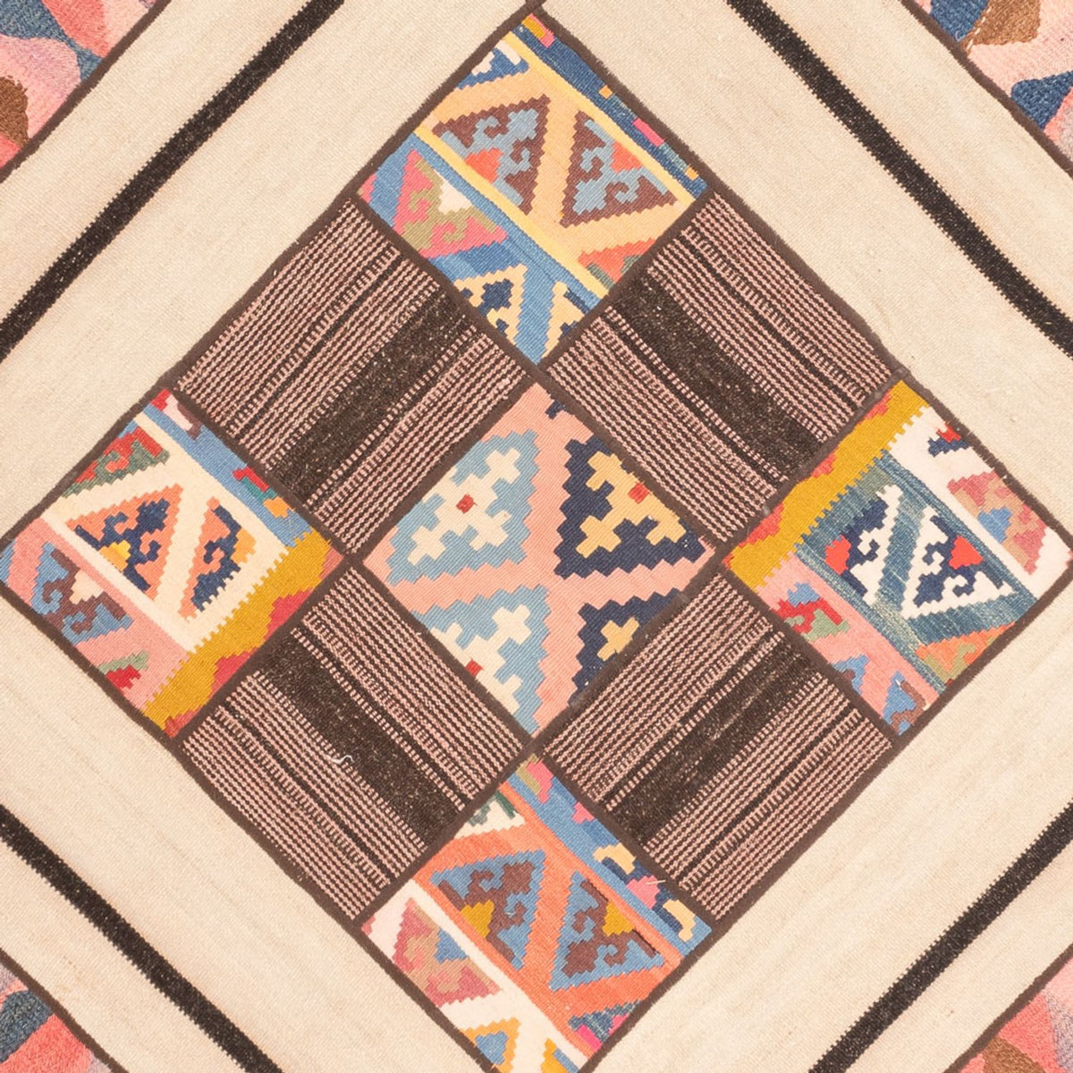 Løber Patchwork-tæppe - 230 x 160 cm - flerfarvet