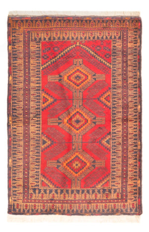 Baluch-tæppe - 142 x 95 cm - rød