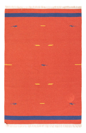 Kelim-tæppe - Trendy - 180 x 120 cm - rust