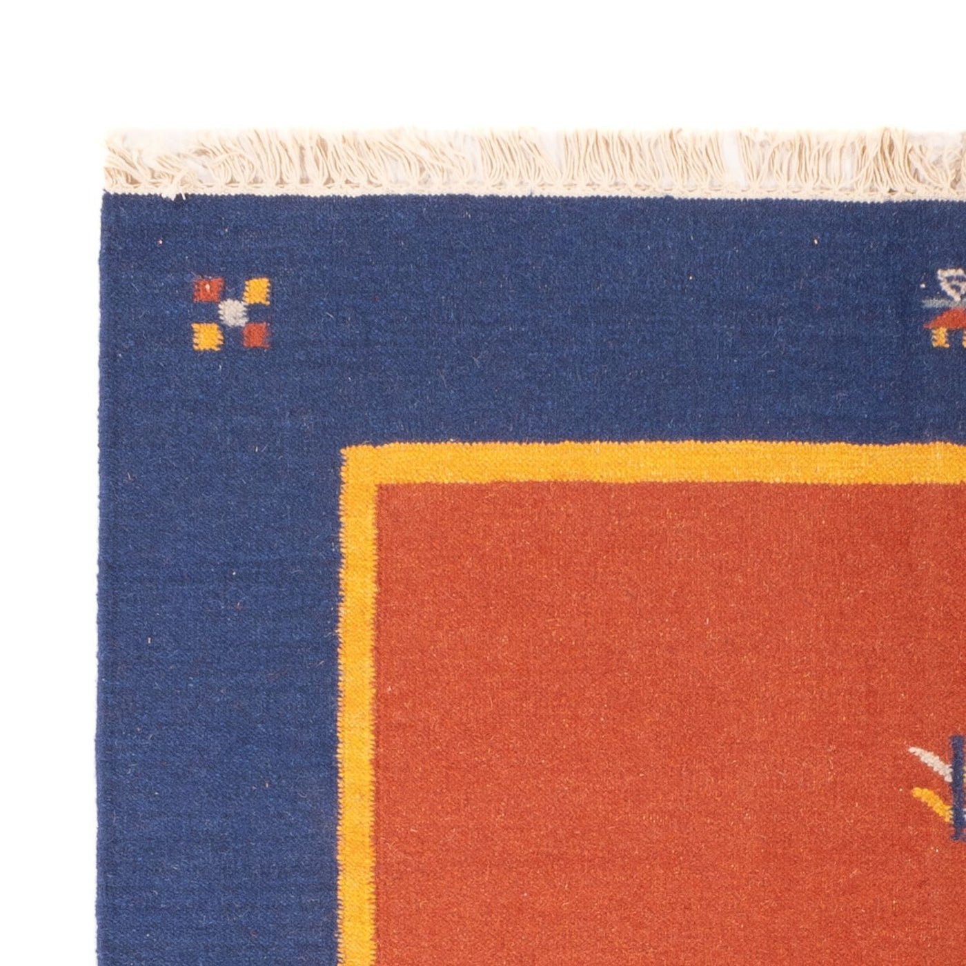 Moderne kilim Tæppe 200x140cm - Uldtæppe