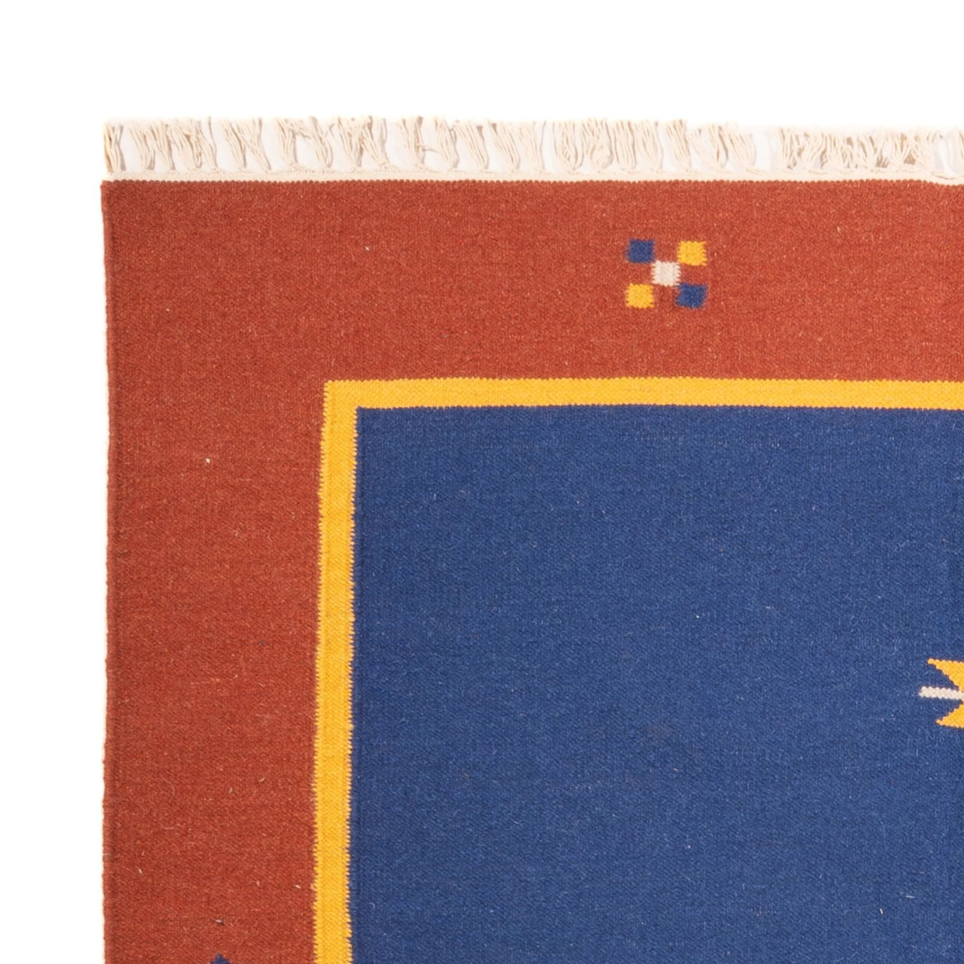 Moderne kilim Tæppe 200x140cm - Uldtæppe