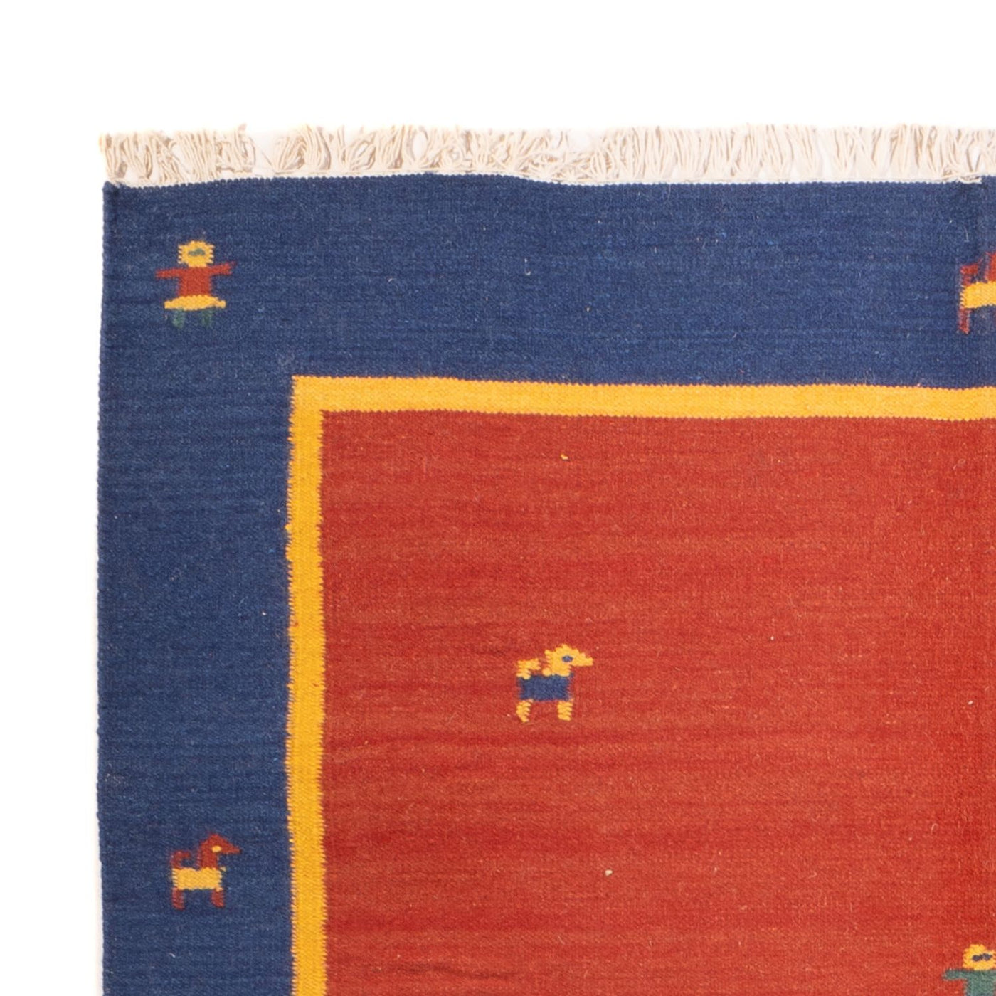 Moderne kilim Tæppe 200x140cm - Uldtæppe