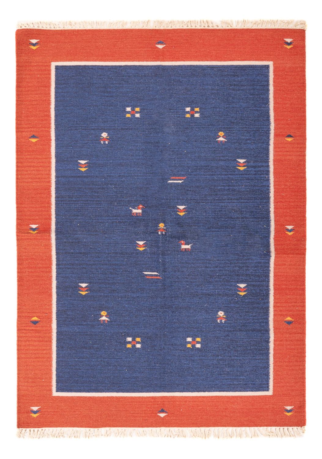 Kelim-tæppe - Trendy - 200 x 140 cm - flerfarvet