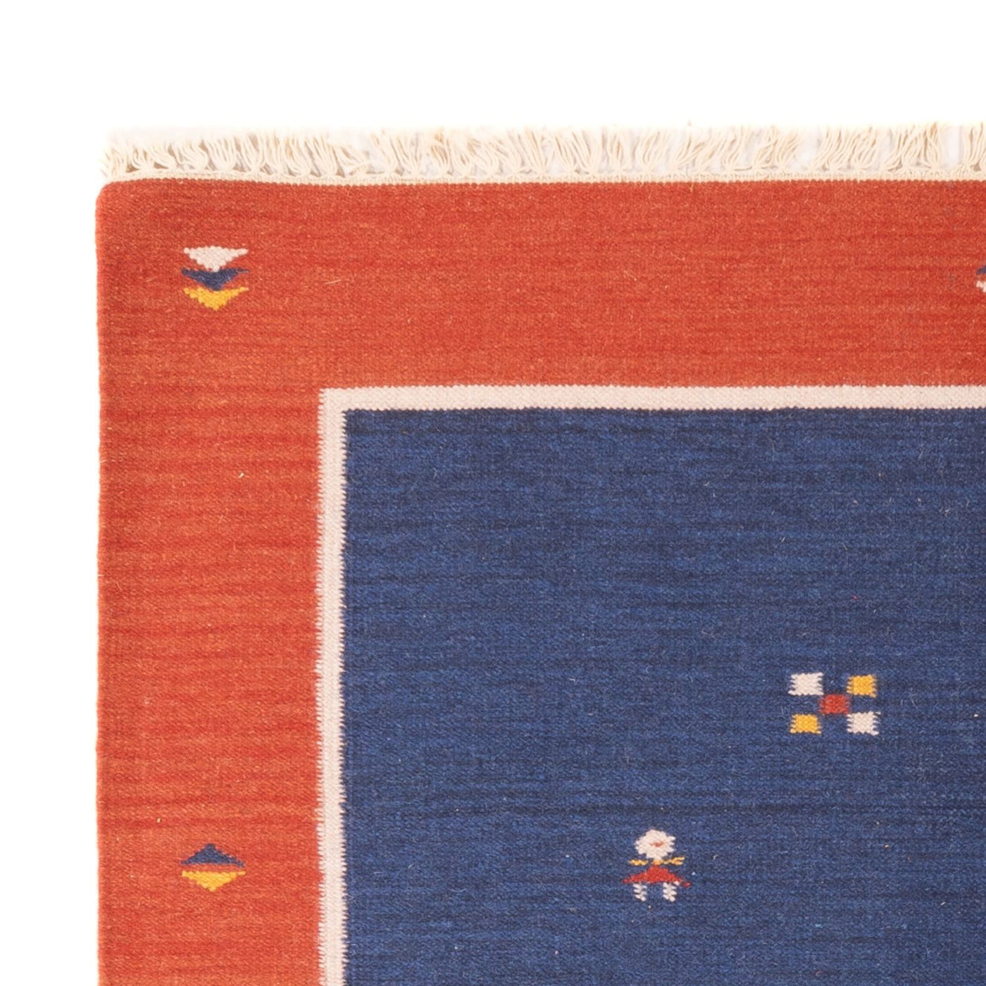 Moderne kilim Tæppe 200x140cm - Uldtæppe