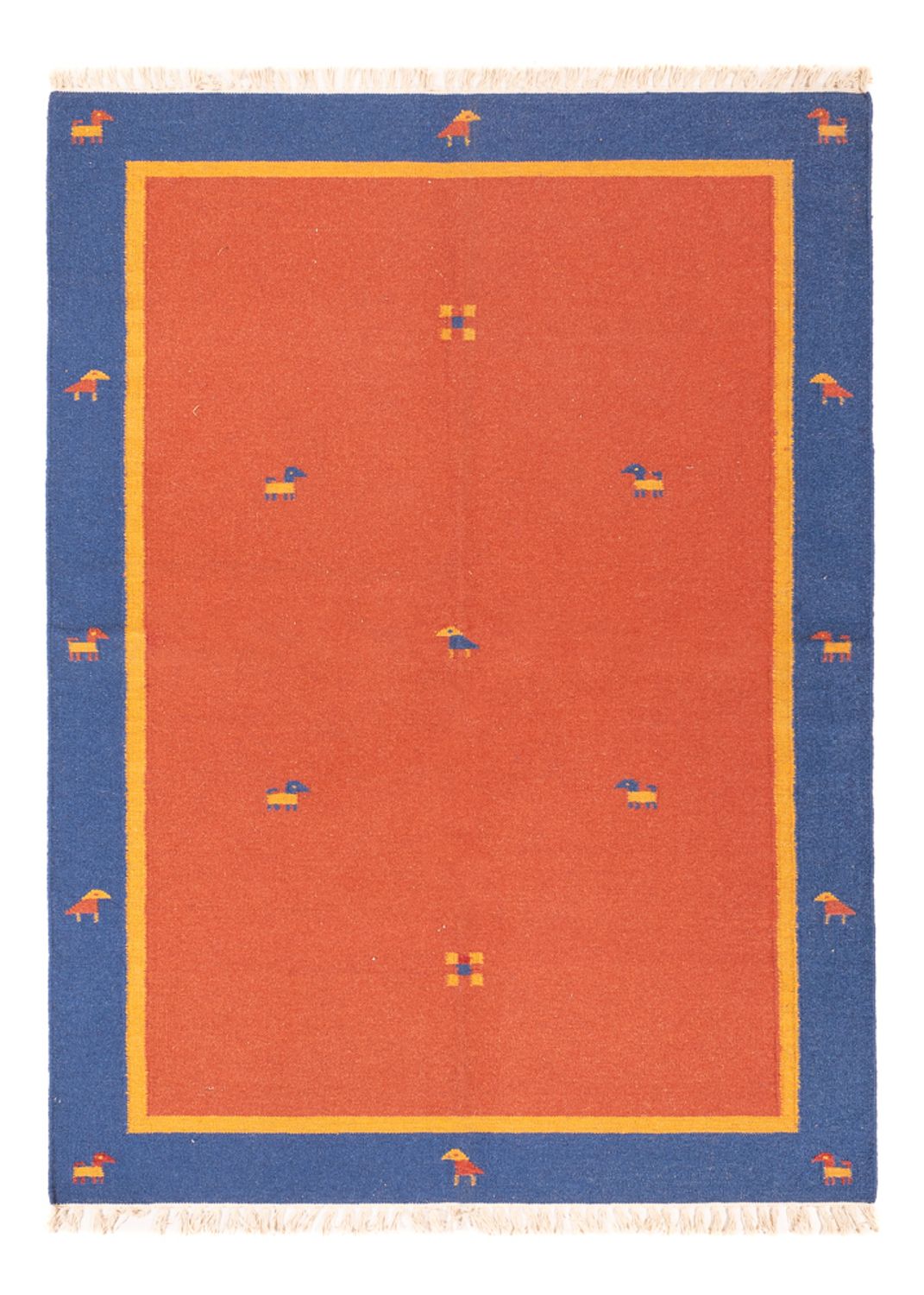 Kelim-tæppe - Trendy - 200 x 140 cm - flerfarvet