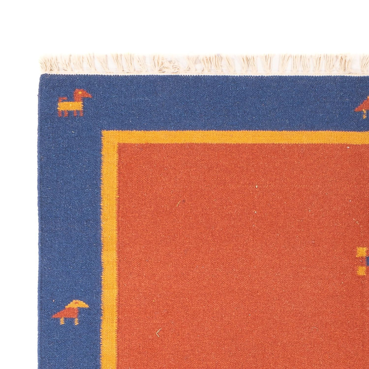 Moderne kilim Tæppe 200x140cm - Uldtæppe