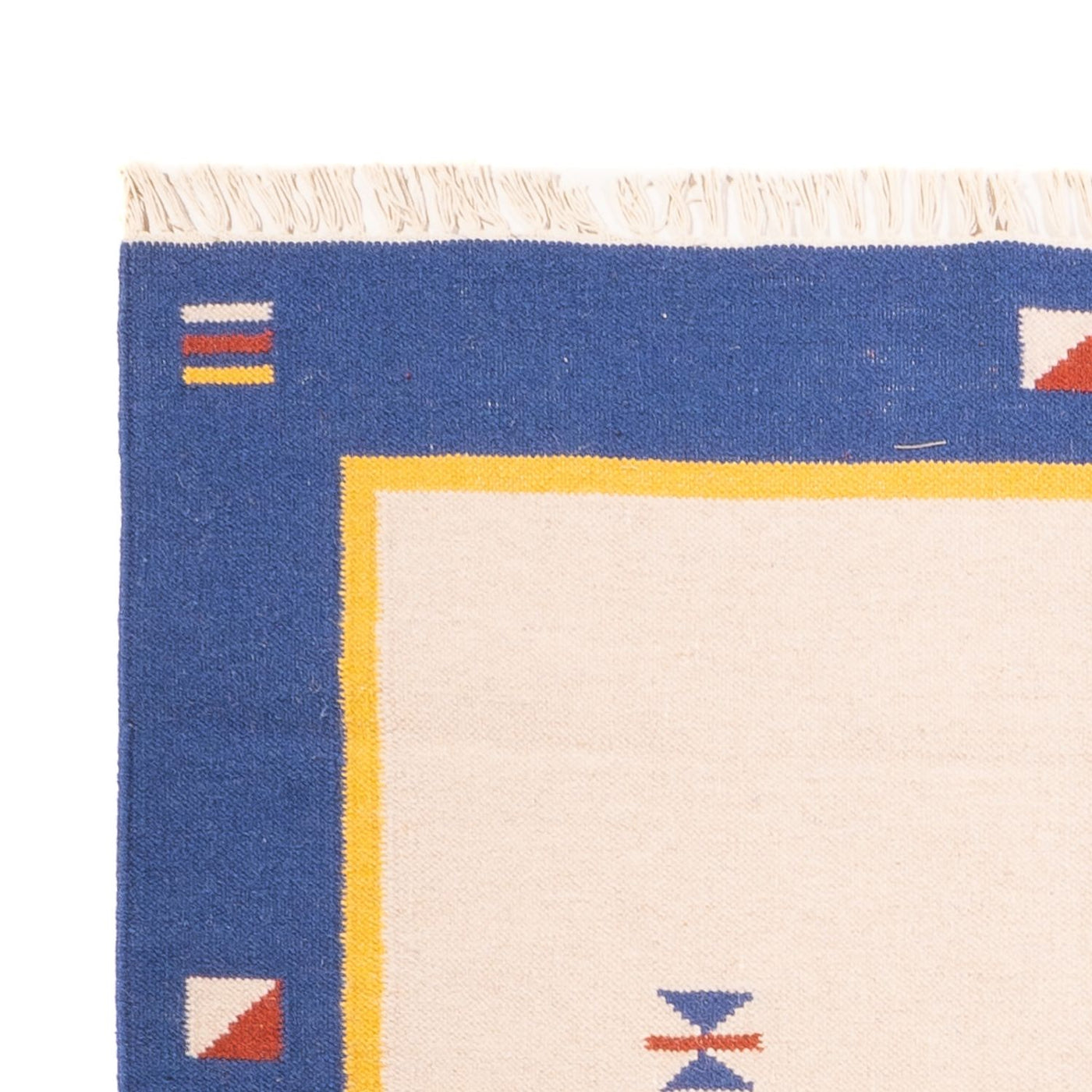 Moderne kilim Tæppe 180x120cm - Uldtæppe