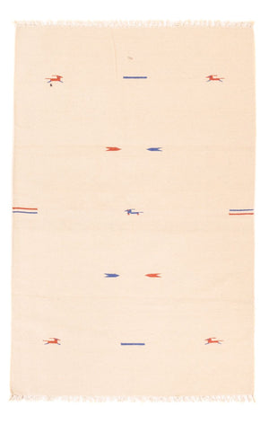 Kelim-tæppe - Trendy - 180 x 120 cm - naturlig hvid