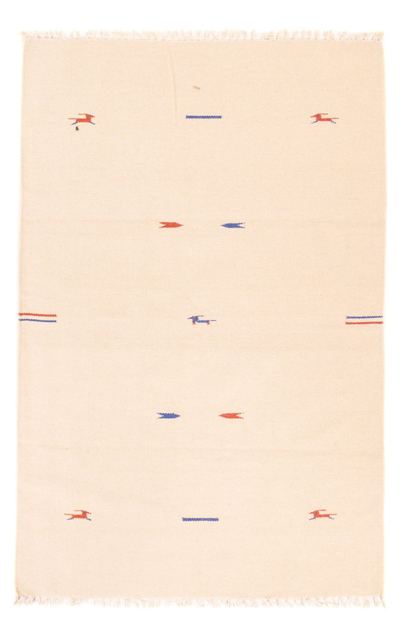 Kelim-tæppe - Trendy - 180 x 120 cm - naturlig hvid