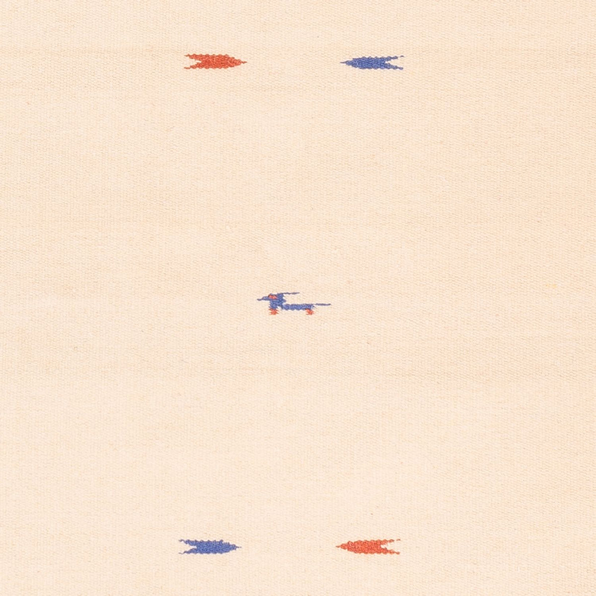 Kelim-tæppe - Trendy - 180 x 120 cm - naturlig hvid