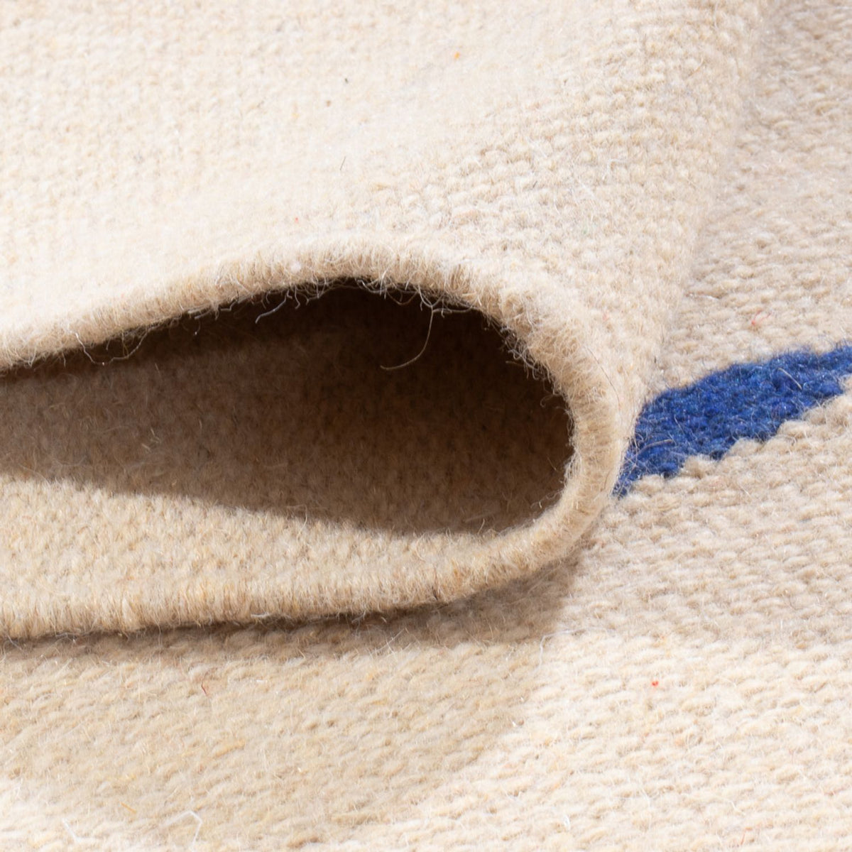 Kelim-tæppe - Trendy - 180 x 120 cm - naturlig hvid