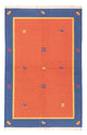 Moderne kilim Tæppe 200x140cm - Uldtæppe
