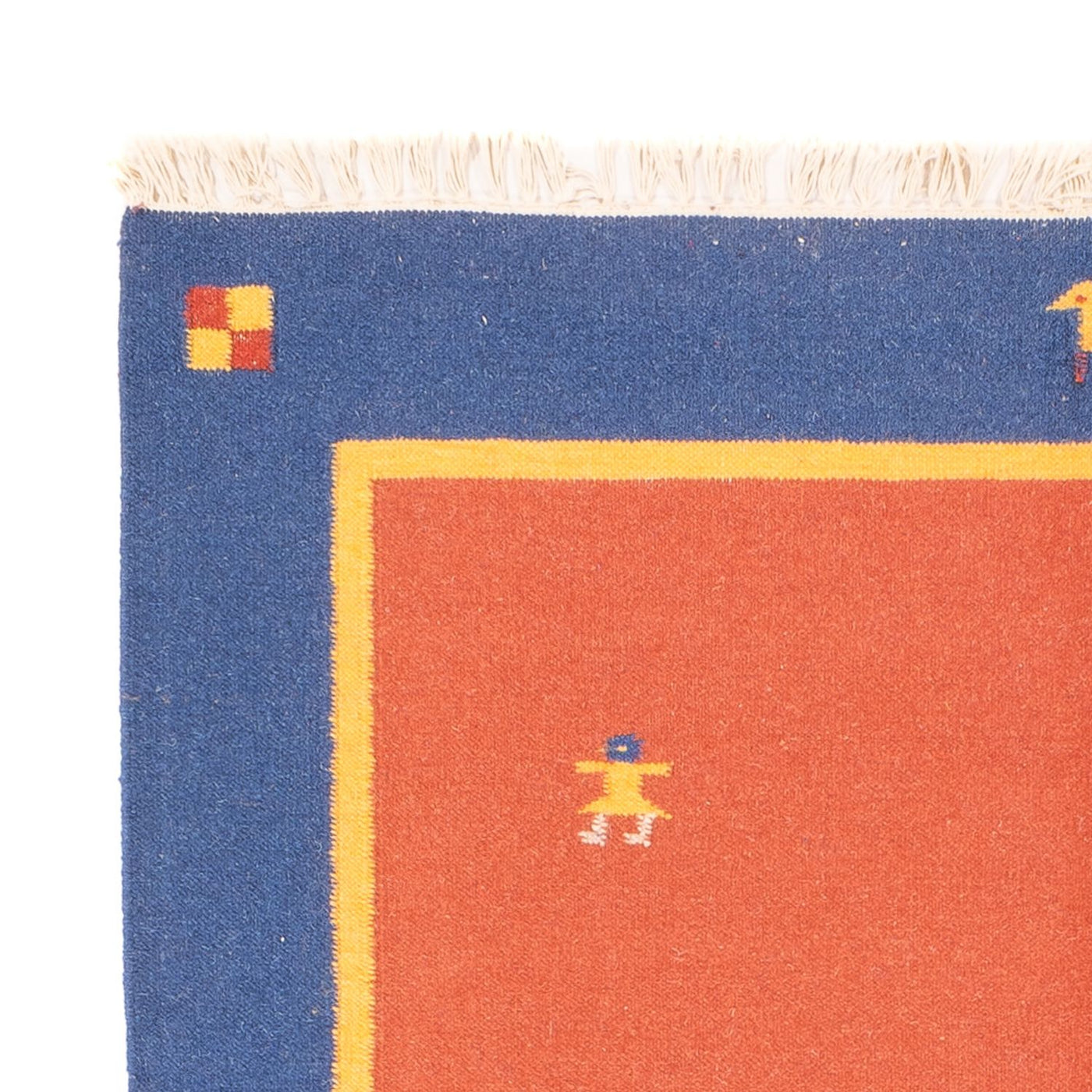 Moderne kilim Tæppe 200x140cm - Uldtæppe