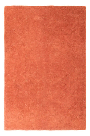 Uldtæppe - 273 x 182 cm - rust