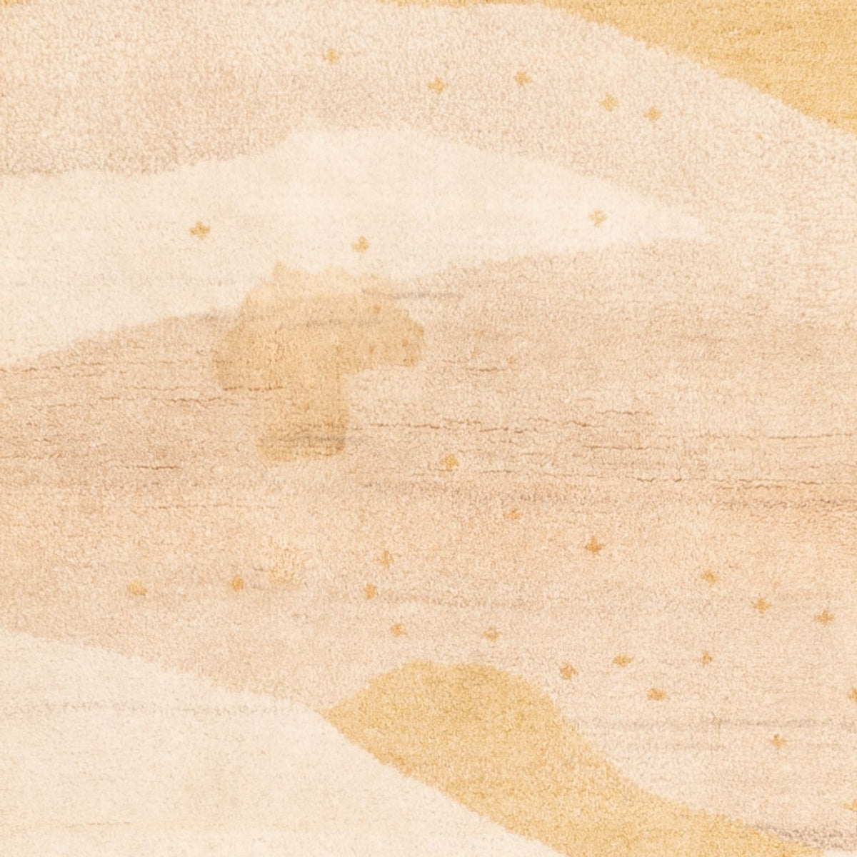 Løber Gabbeh-tæppe - Indus - 234 x 75 cm - lys beige