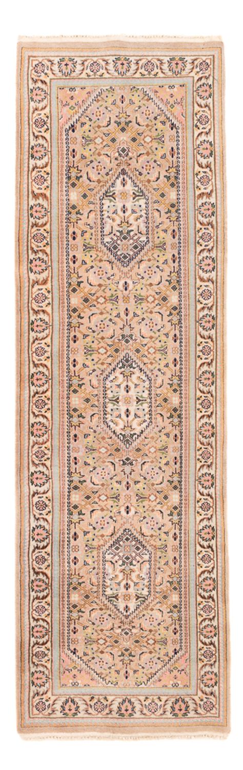 Løber Orientalsk tæppe - Bijar - Indus - 260 x 80 cm - lys beige