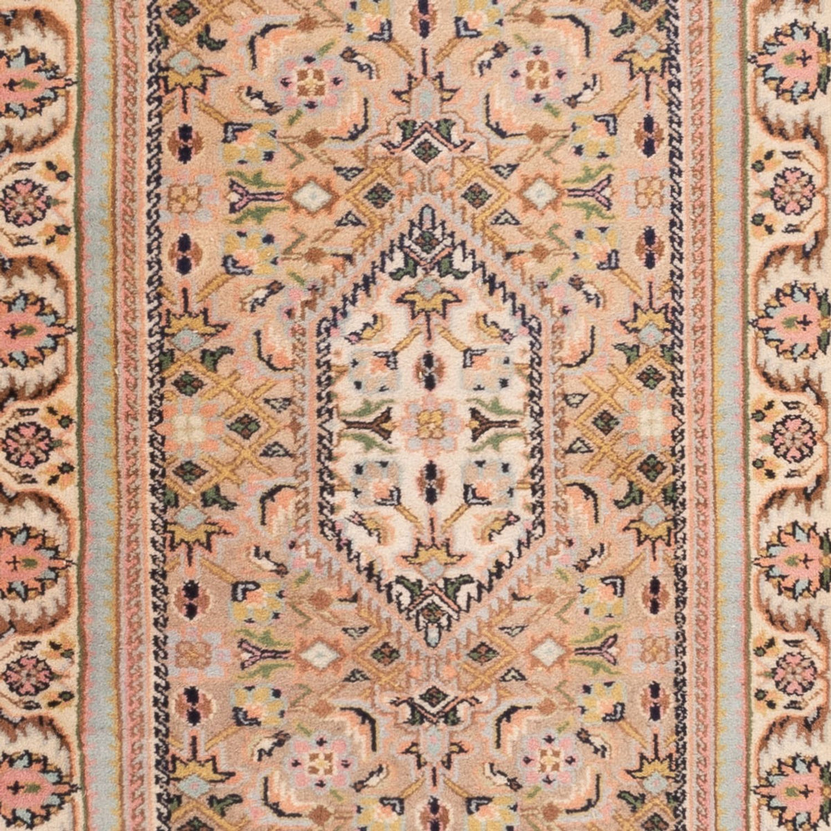 Løber Orientalsk tæppe - Bijar - Indus - 260 x 80 cm - lys beige