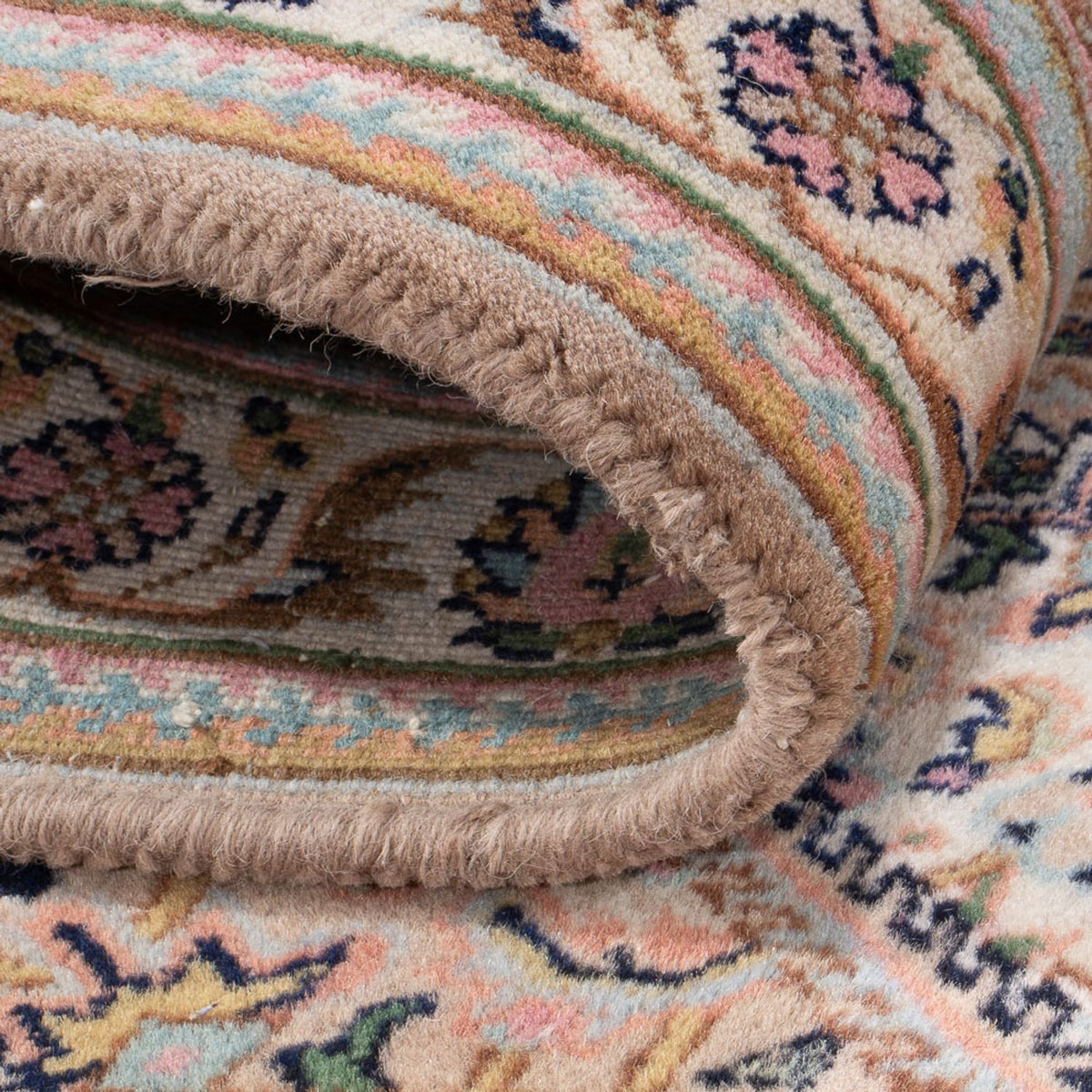 Løber Orientalsk tæppe - Bijar - Indus - 260 x 80 cm - lys beige